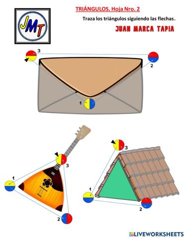 Triángulos. Hoja Nro. 2