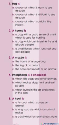 Activity 1, SB p.17 and CB p.14