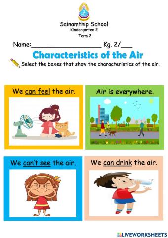 Characteristics of air