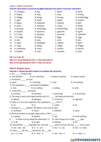 G6-Review for mid term test