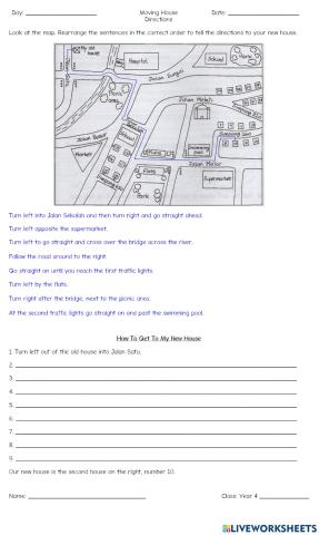 Moving House: Directions