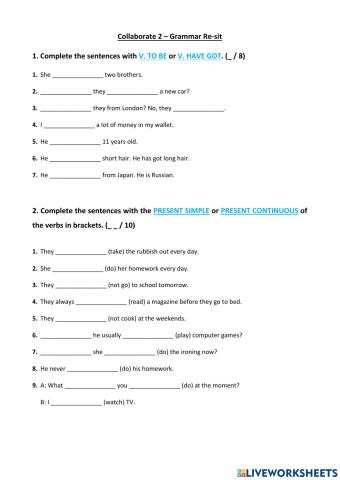 Col2 - re-sit - g and we