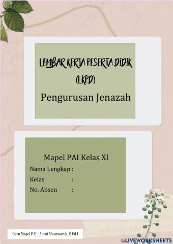 Pengurusan Jenazah