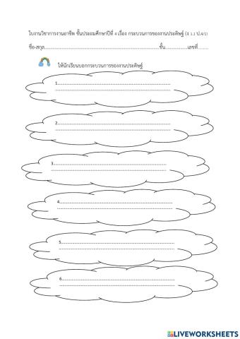 กระบวนการของงานประดิษฐ์