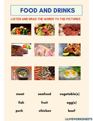 Food and drinks