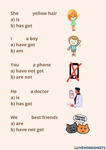 To be or to have got