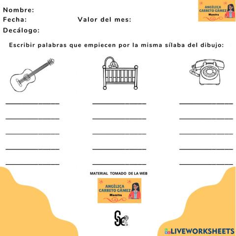 Palabras que inician igual