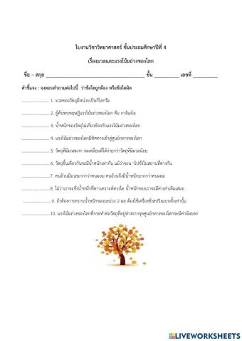 แรงโน้มถ่วง1