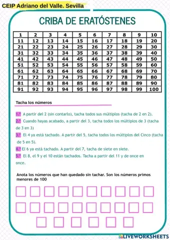 Criba de Eratóstenes