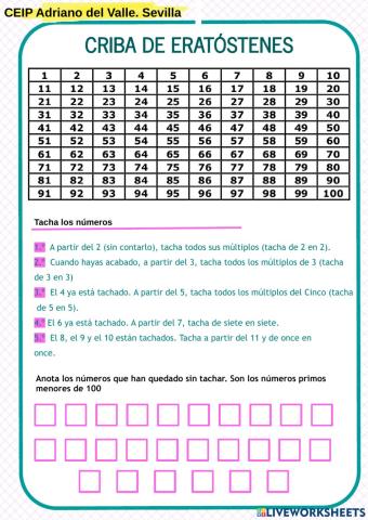 Criba de Eratóstenes