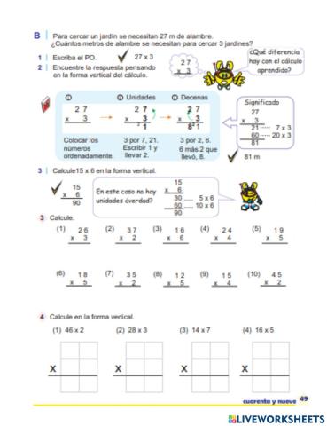 Matemáticas Unidad 6, lección 2