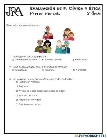 Formación Cívica y Ética 1°