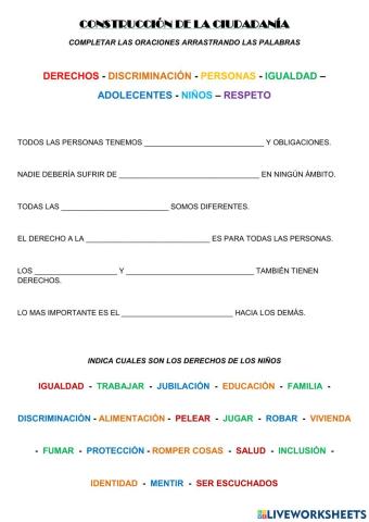 Derechos del niño