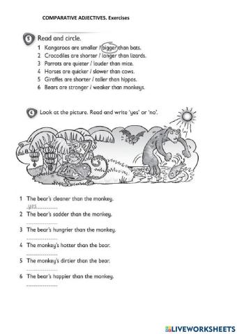 Comparative Adjectives