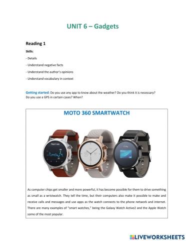 Moto 360 smartwatch