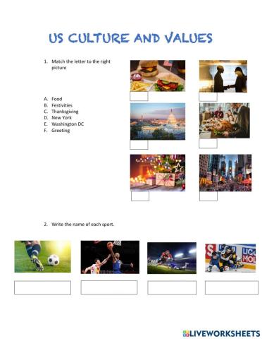 Us culture and values