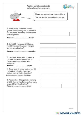 Addition word problem