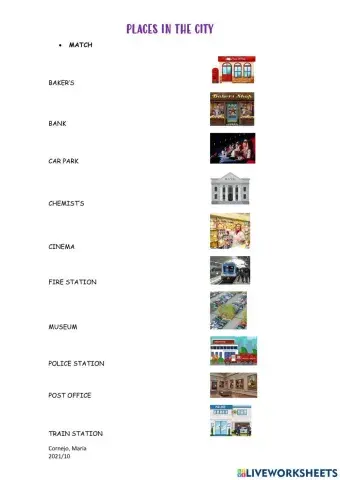 Places in the city 2