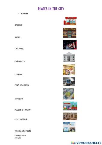 Places in the city 2