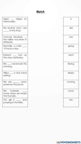 Sentence pattern