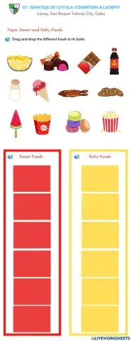 Sweet and Salty Foods