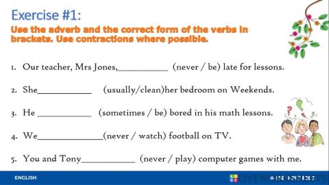 1st GRADE. – HOMEWORK SESSION “A”-review