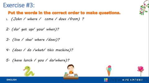 1st GRADE. – HOMEWORK SESSION “A”-ejercio 3