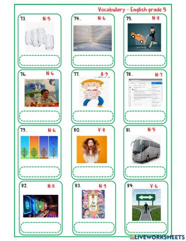 Vocabulary part 5