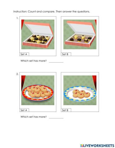 Count and compare more