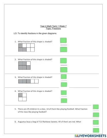 DIS Maths term 1 week 7 lesson 1