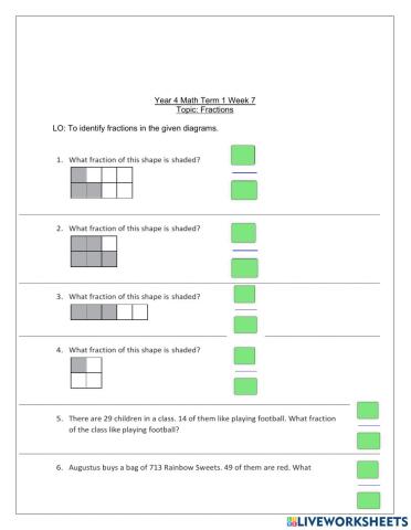 DIS Maths term 1 week 7 lesson 1