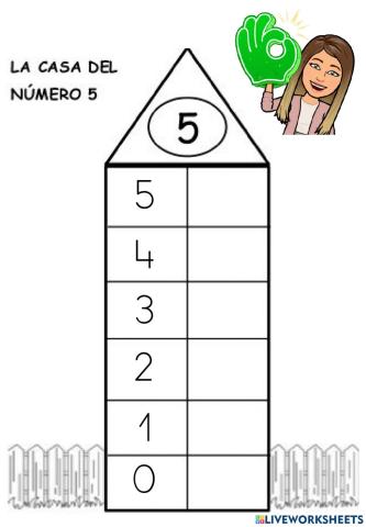 Números complementarios del 5