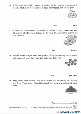 Solving Word Problems