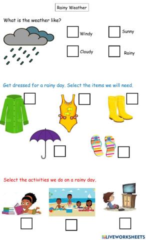 Rainy weather