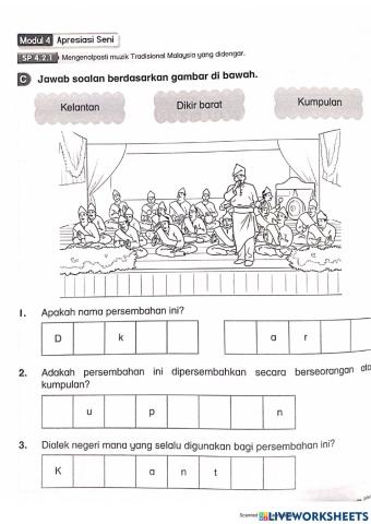 Muzik tradisional muzik tahun 1