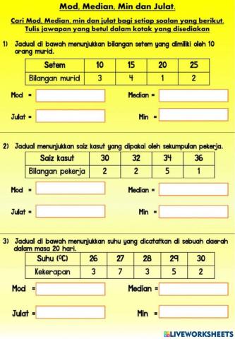 Pengurusan data tahun 6