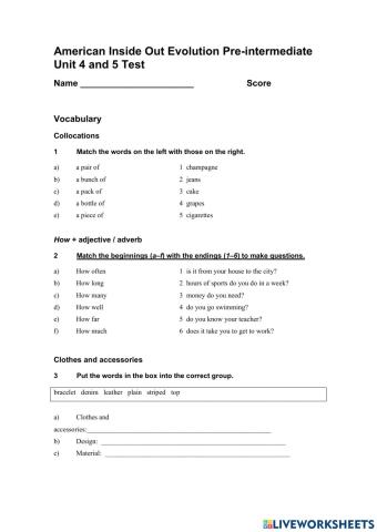 AIOE PRE INTERMEDIATE (4 and 5)