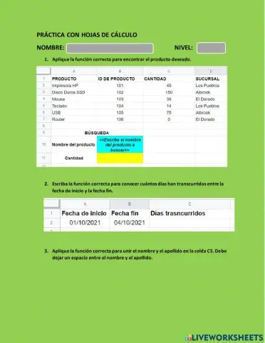 Hojas de cálculo de Google