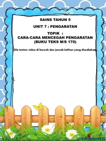 Cara mencegah pengaratan