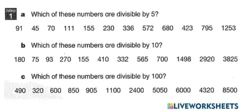 Divisibility Rule
