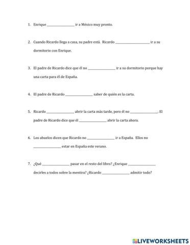 El verano de Ricardo capítulo 5