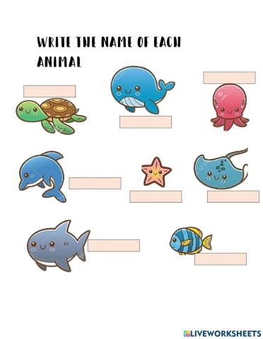 Aquatic animals