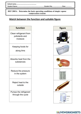 The function of the mechanical components