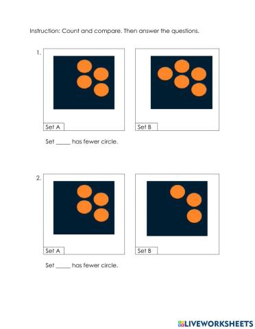 Count and compare less