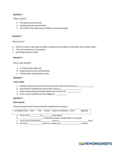 Introduction to Physics