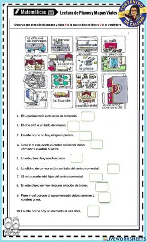 Lectura de planos y mapas viales
