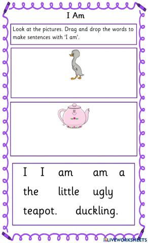 I Am + Adjective Phrase