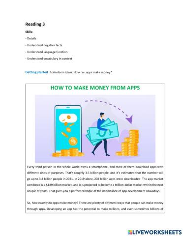 How To Make Money From Apps