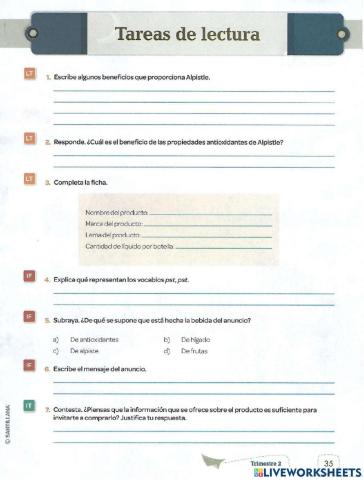 No te despistes, TOMA ALPISTLE