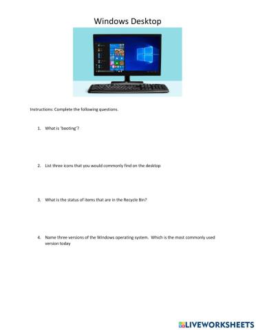 Windows Desktop Questions